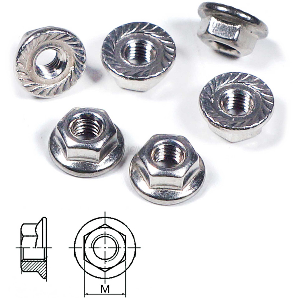 HOCHFESTE M10 ALUMINIUMLEGIERUNG Nabenmutter 4 Stück Robuste Spur