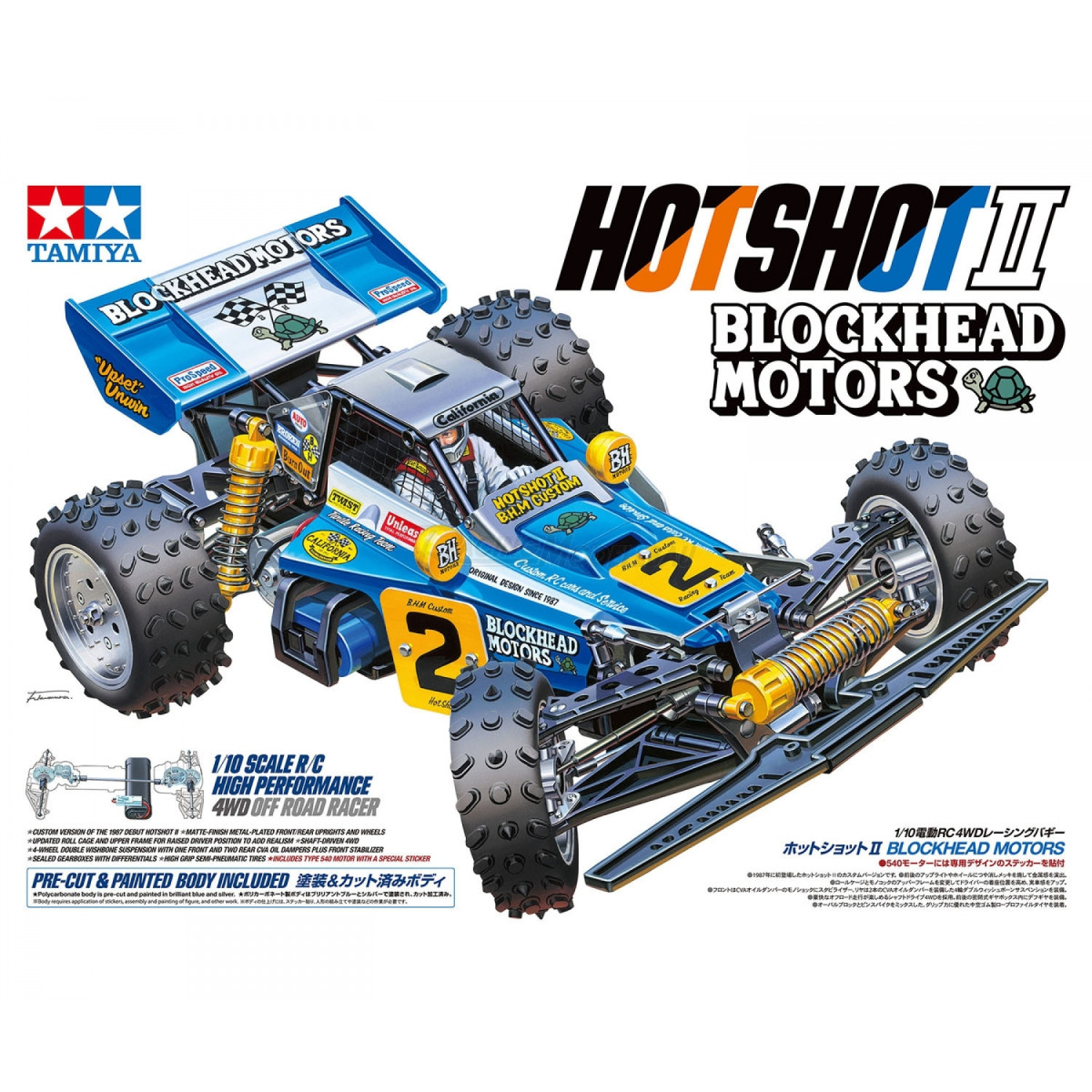 1/10 RC Hotshot II Blockhead Motors