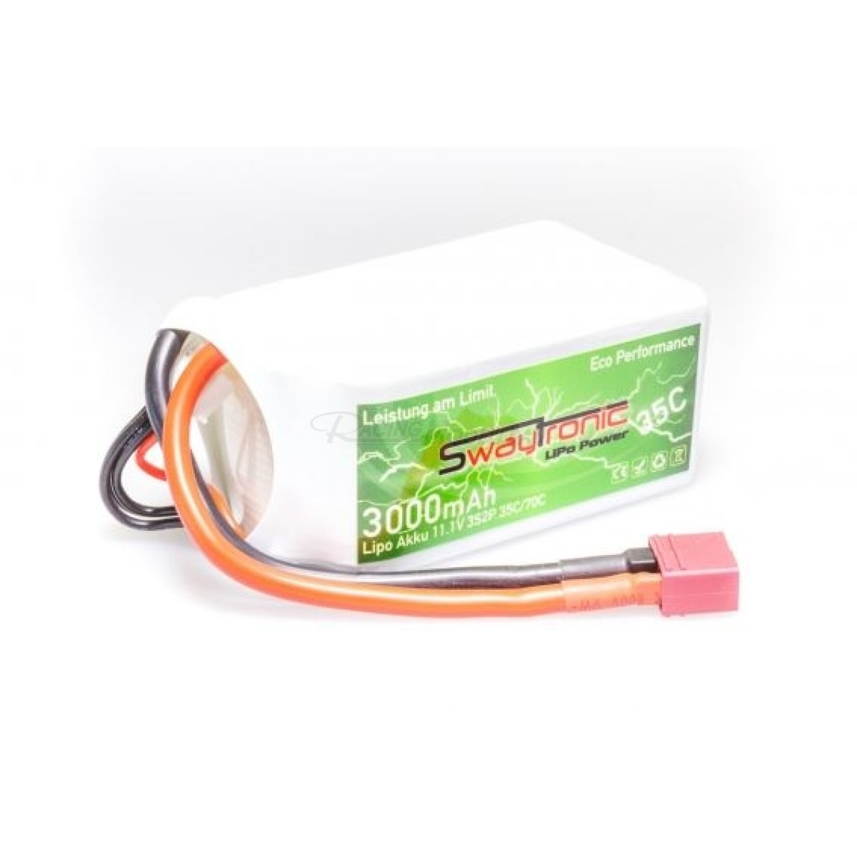 Power Hobby - 6 V 3000mAh 5-Zellen Flachempfänger RX NiMH Akku 1/5 Maßstab
