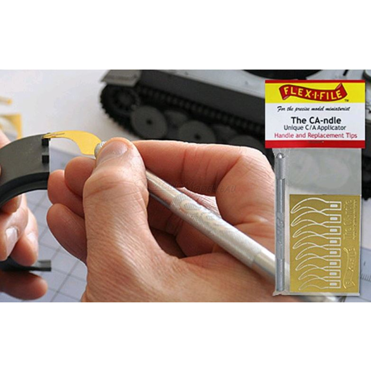 2 Präzisions-Kleber-Applikatoren Mit Metallspitze - Ideal Für Bastelarbeiten