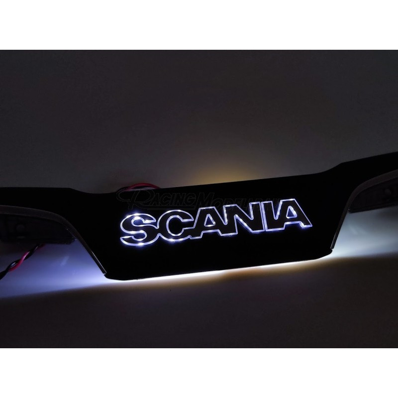 Front Grill Scania Logo LED white