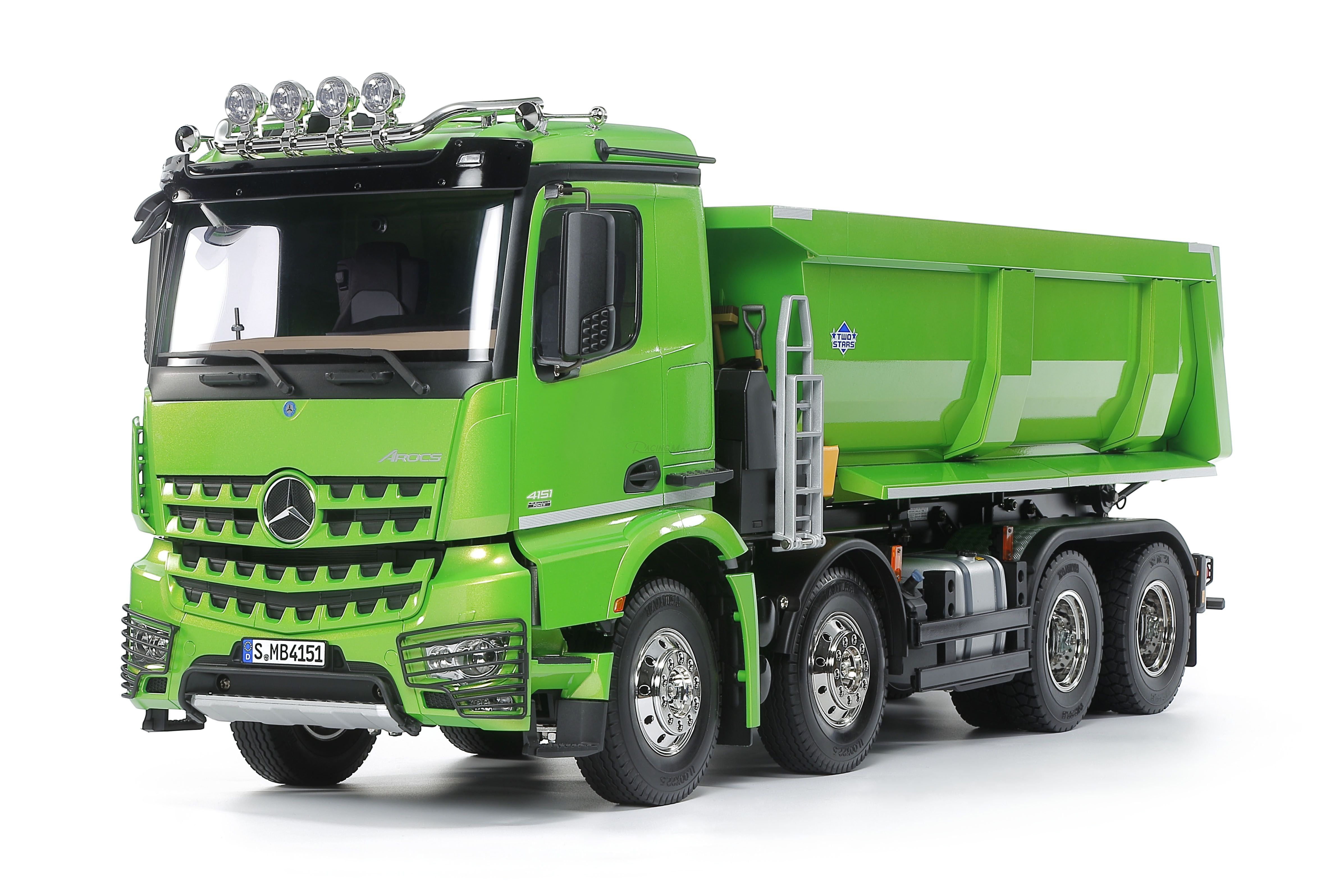 MB Arocs 4151 Tipper Truck 8x4 Candy Green