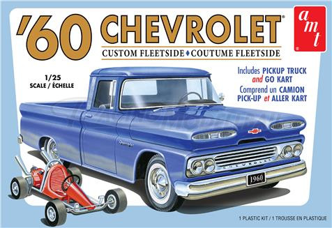 1960 Chevy Custom Fleetside Pickup w/Go Kart