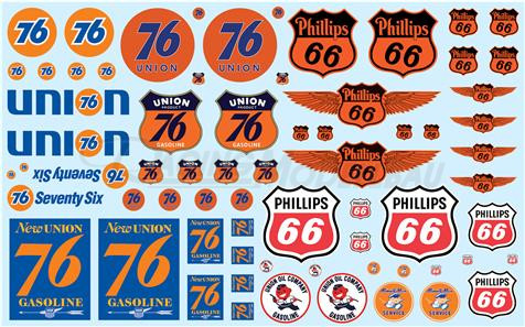 Phillips 66 & Union 76 Trucking Decal Pack