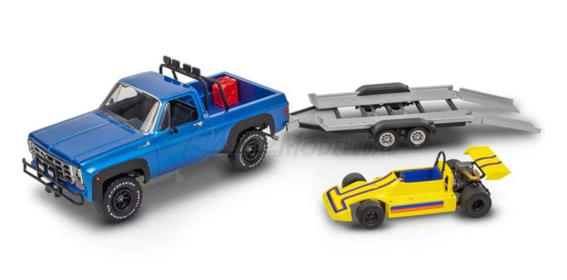 78 Chevy 4x4 Pickup with Go-Kart