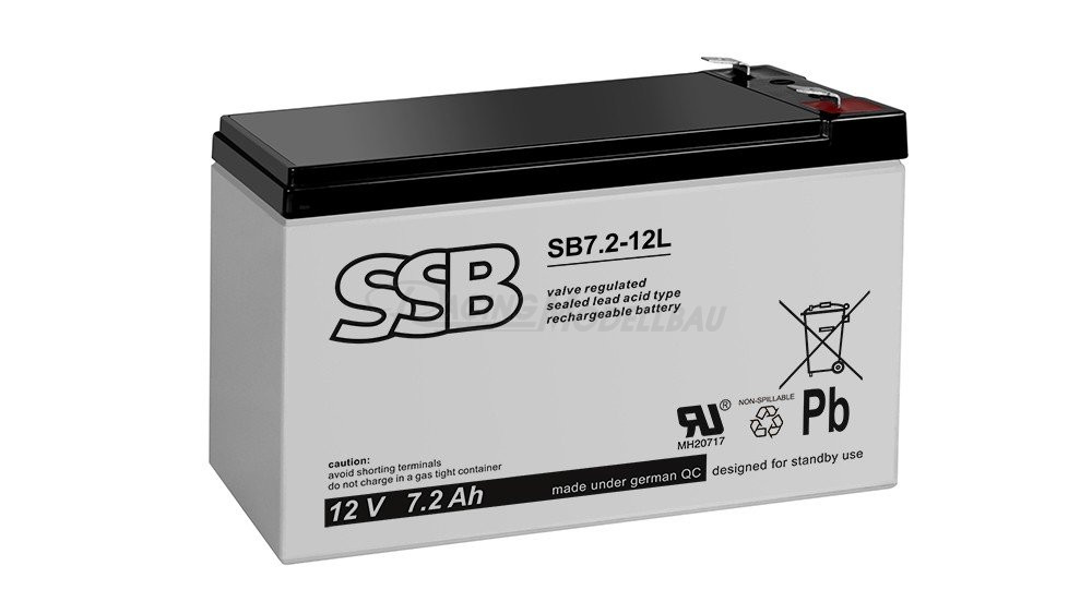 SSB Bleiakku 12V 7.2Ah