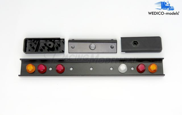 Stossstange 160mm schwarz mit Montagewinkel