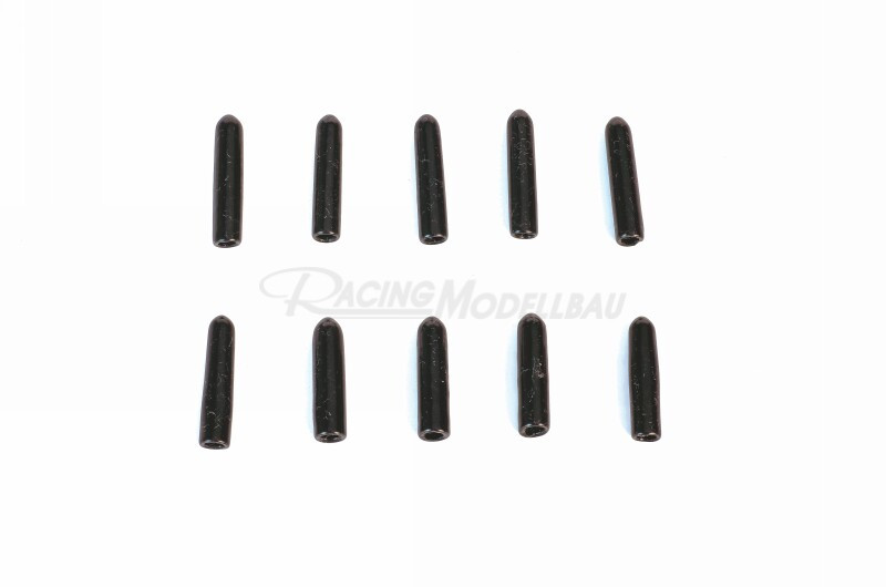 Zierkappen schwarz lang