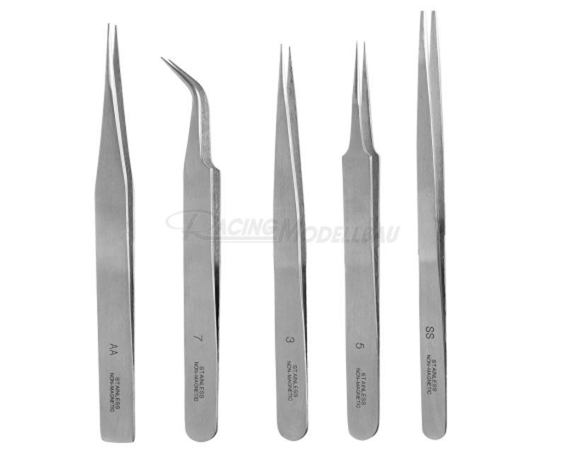 Pinzettenset 5-fach
