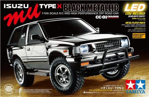 Isuzu Mu Type X Black Metallic