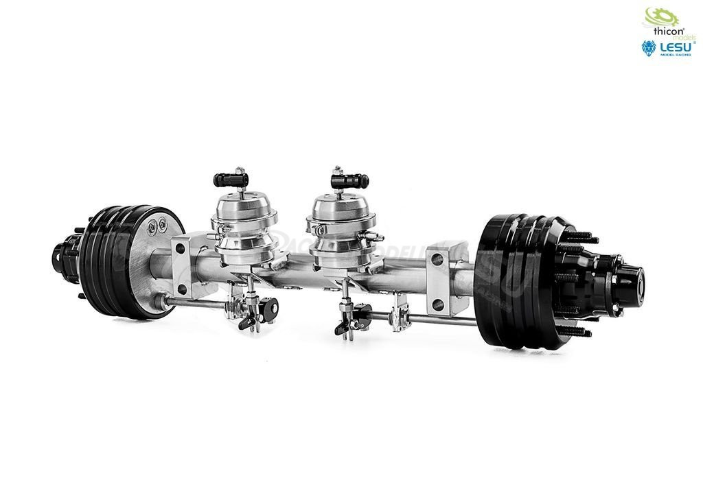 Aufliegerachse mit Bremse