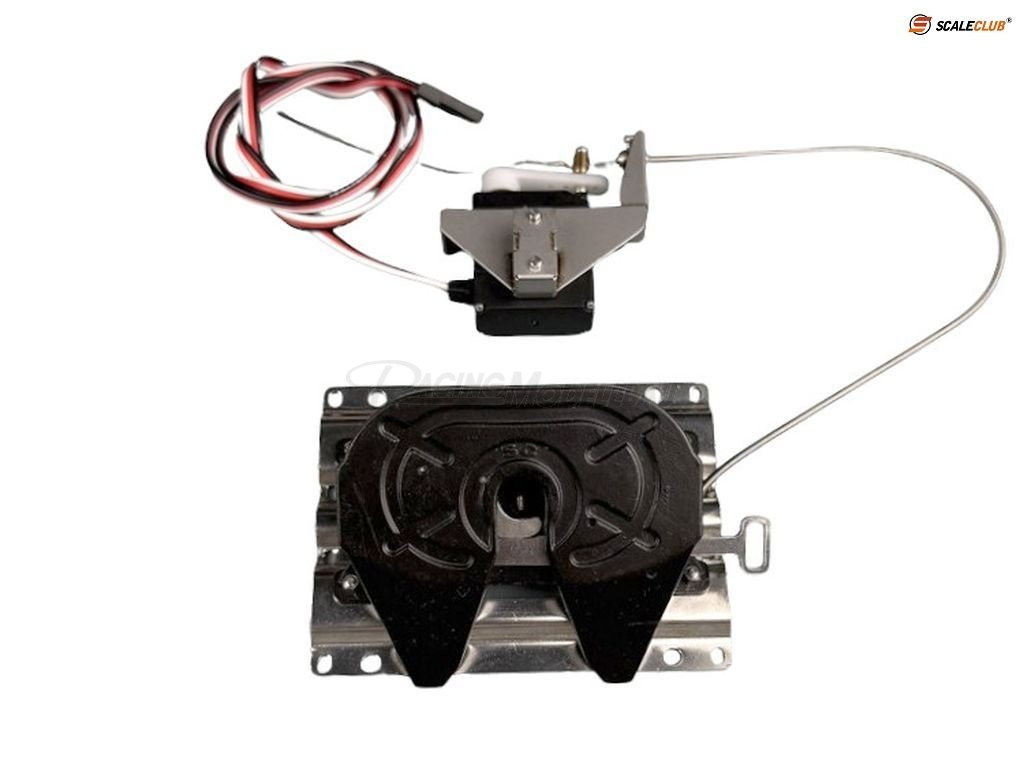Sattelplatte mit Servo-Entriegelung f. Tamiya 4x2