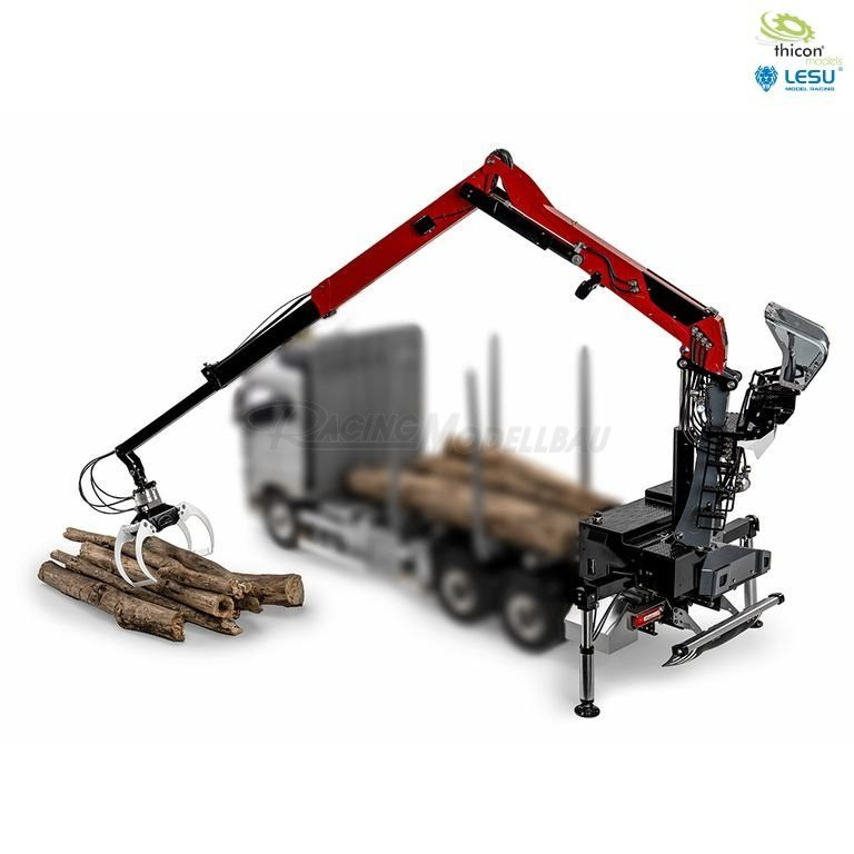 Holzladekran RTR mit Abstützung