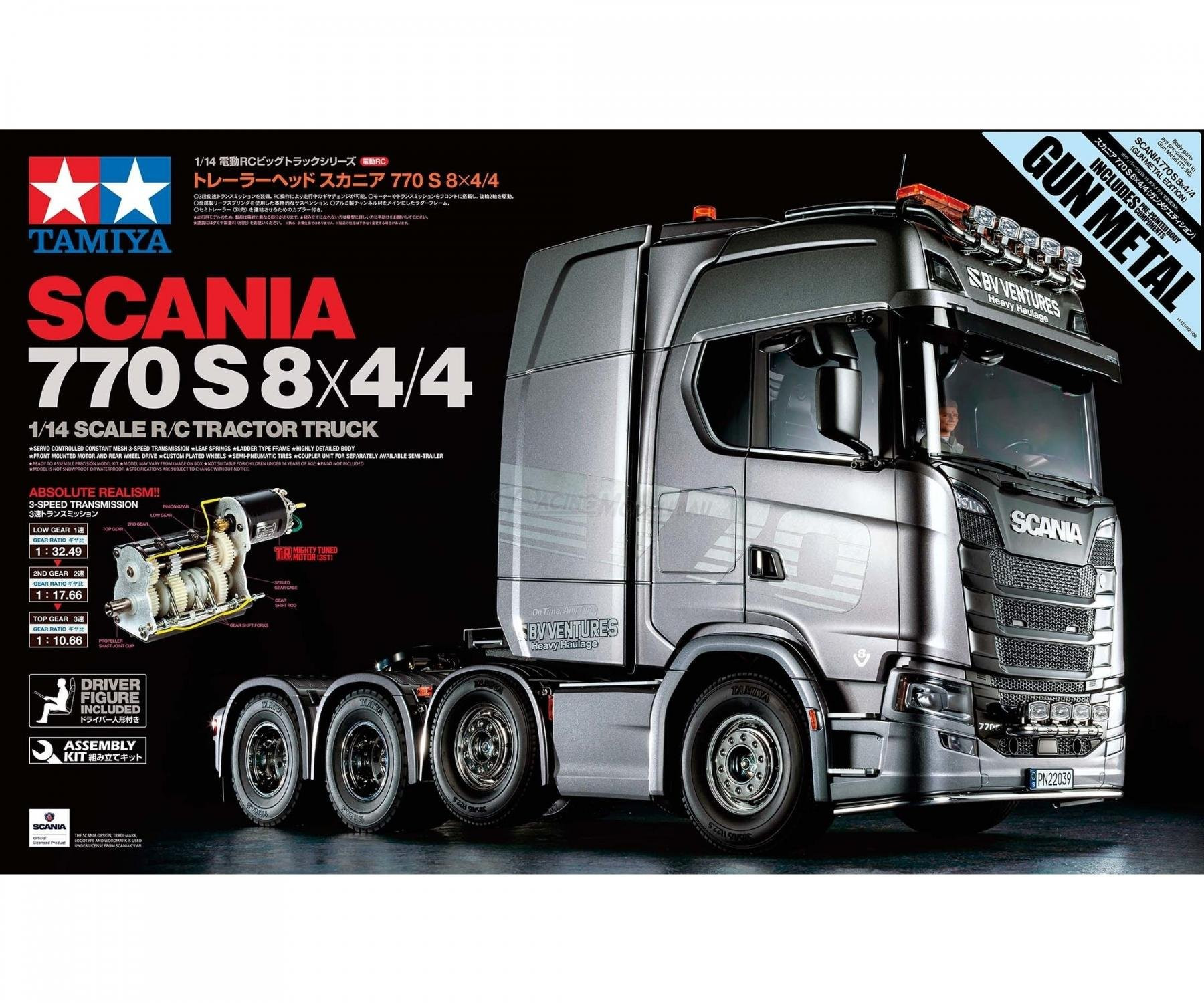 Scania 770S 8x4/4 Gun Metal