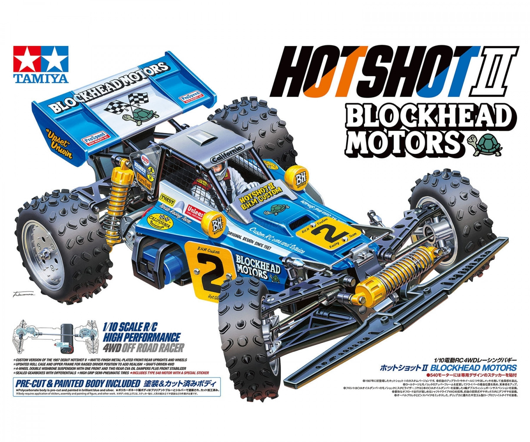 1/10 RC Hotshot II Blockhead Motors