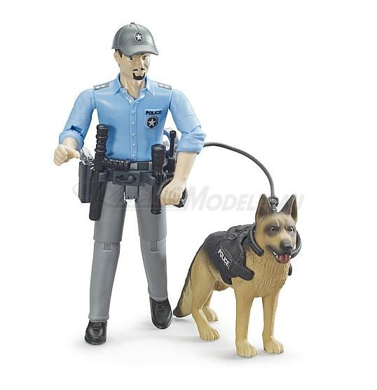 Polizist mit Hund