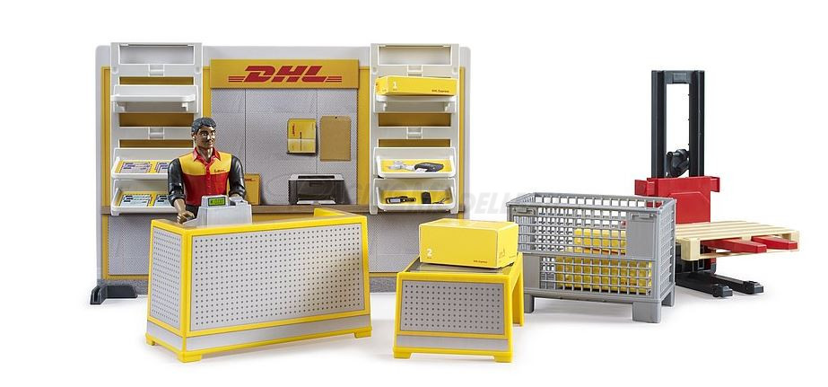 DHL Shop mit Handhubstapler