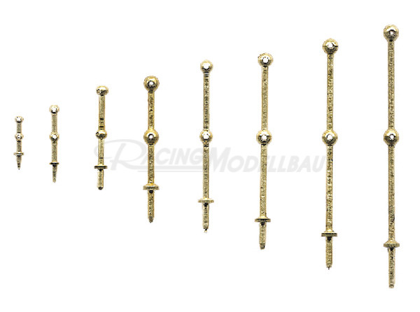 Relingstütze 10mm 2 Durchz(10)