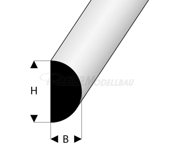 Scheuerleiste 5x4x2000 mm Moosgummi