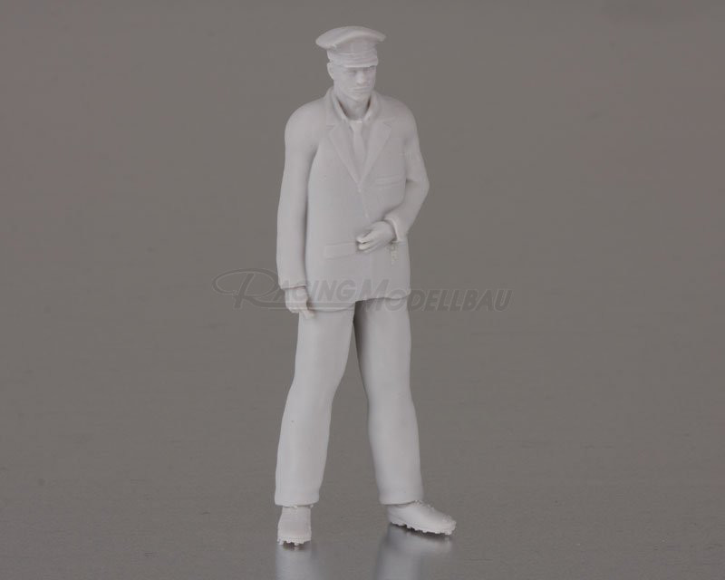 Figur Kaptain stehend 1:25 3D Resin