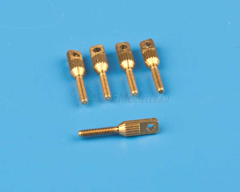 Augenschrauben M2, Ms (5 Stück)