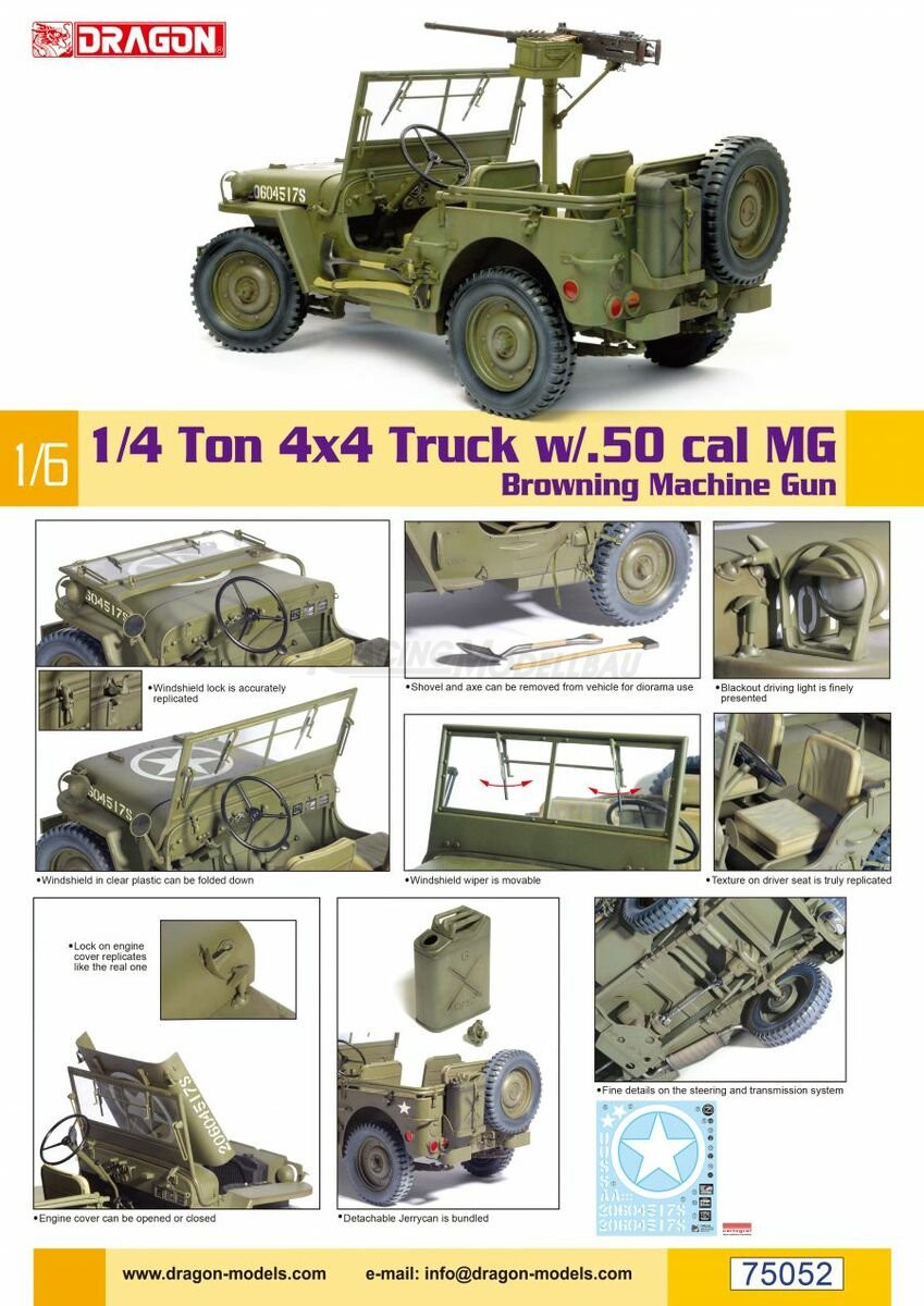 1/4 Ton 4x4 Truck 1:6