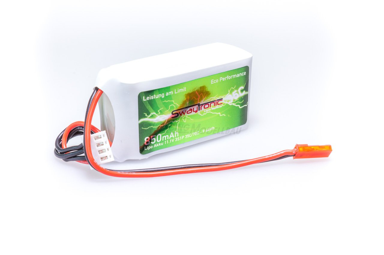 LiPo 3S 11.1V 850mAh 35C/70C JST