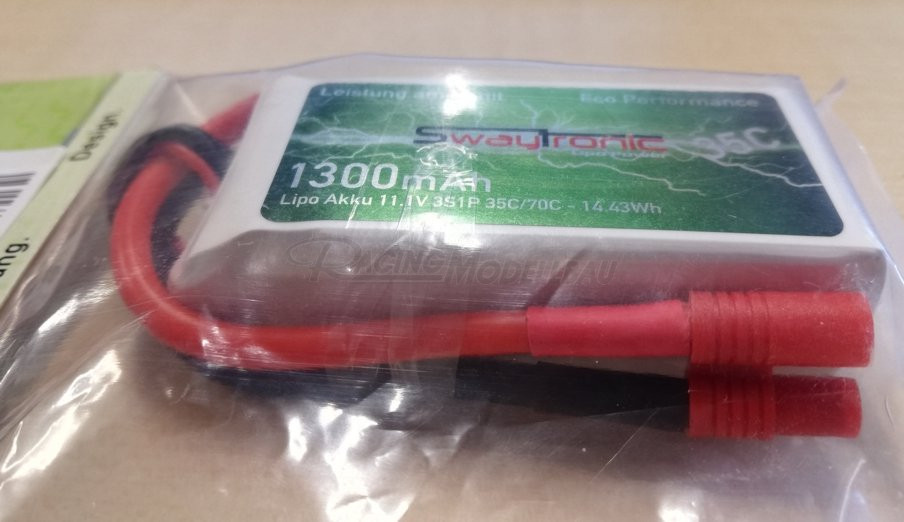 LiPo 3S 11.1V 1300mAh 35C/70C HXT3,5