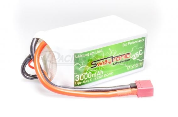 Truck-LiPo 3S2P 11.1V 3000mAh 35C/70C