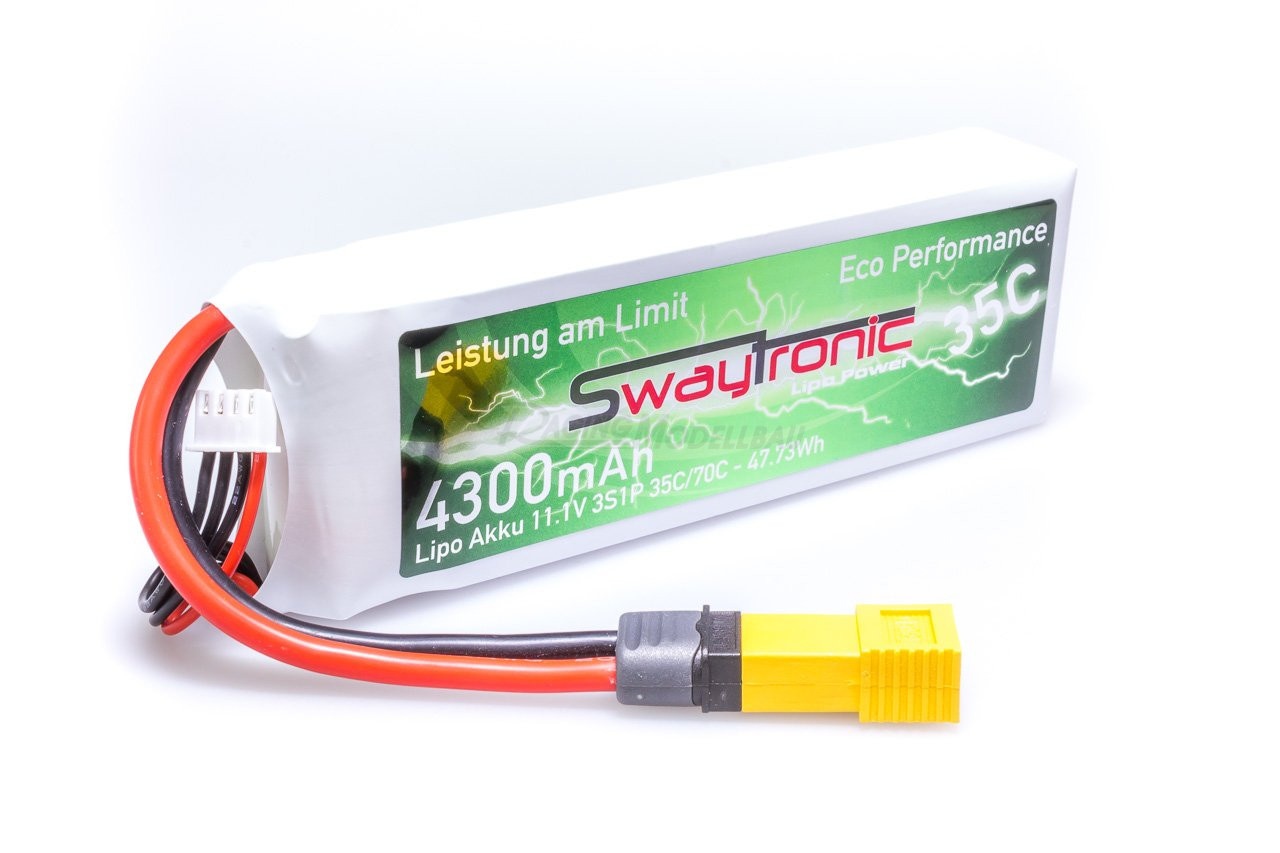 LiPo 3S 11.1V 4300mAh 35C/70C T-Plug