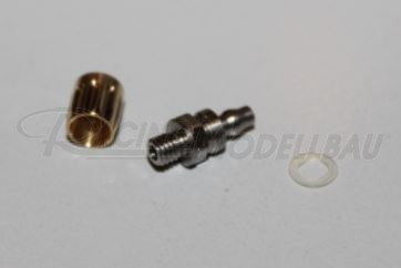 Nippel gerade 4x2,5mm für M3 Schlauch