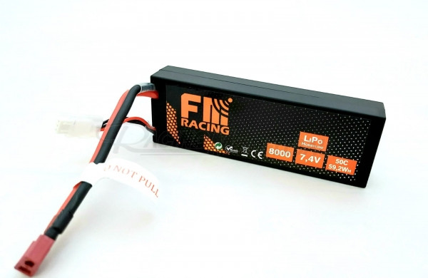 LiPo 7.4V 8000mAh T-Plug