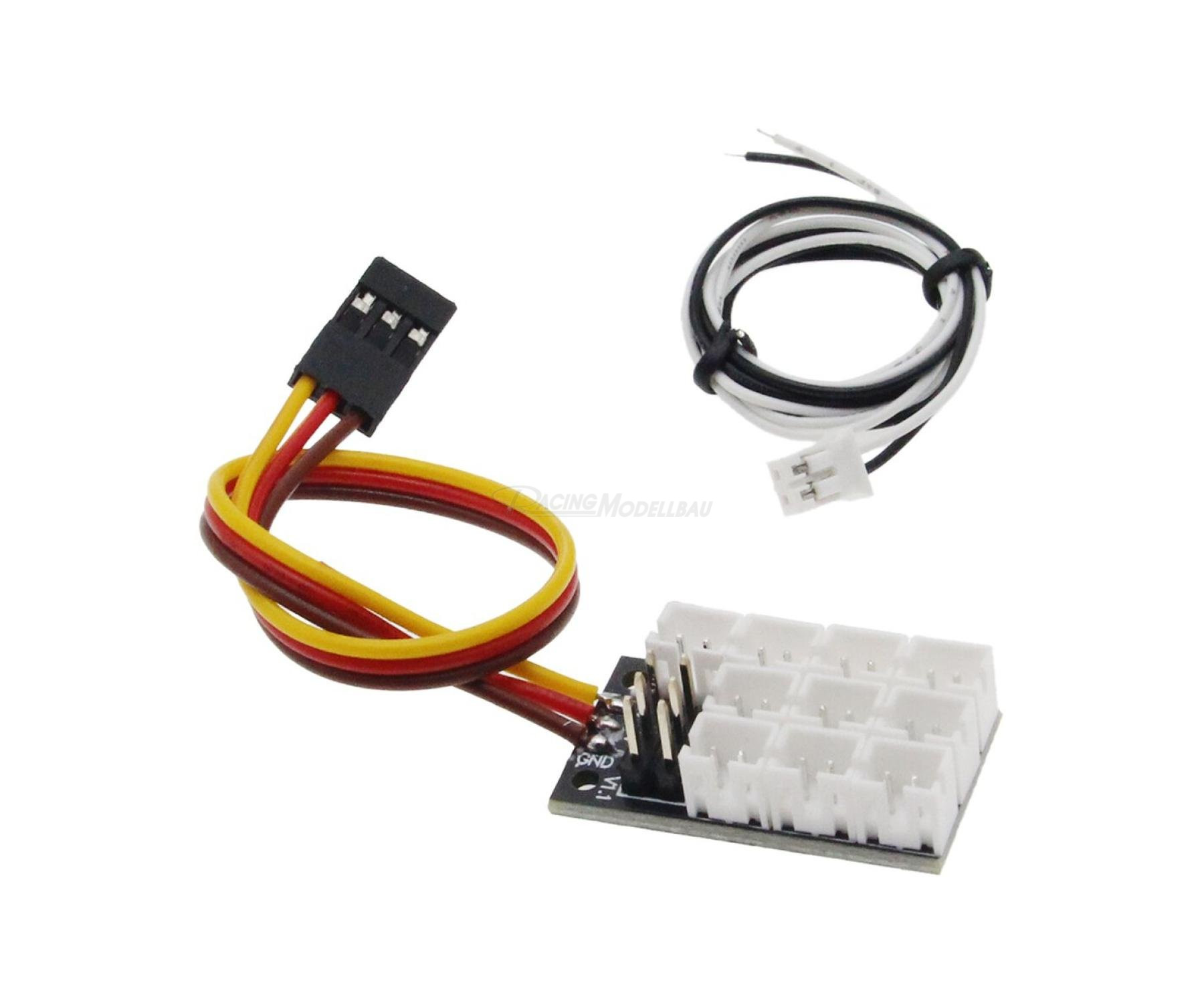 4in1 Verteilerplatine 10fach LED