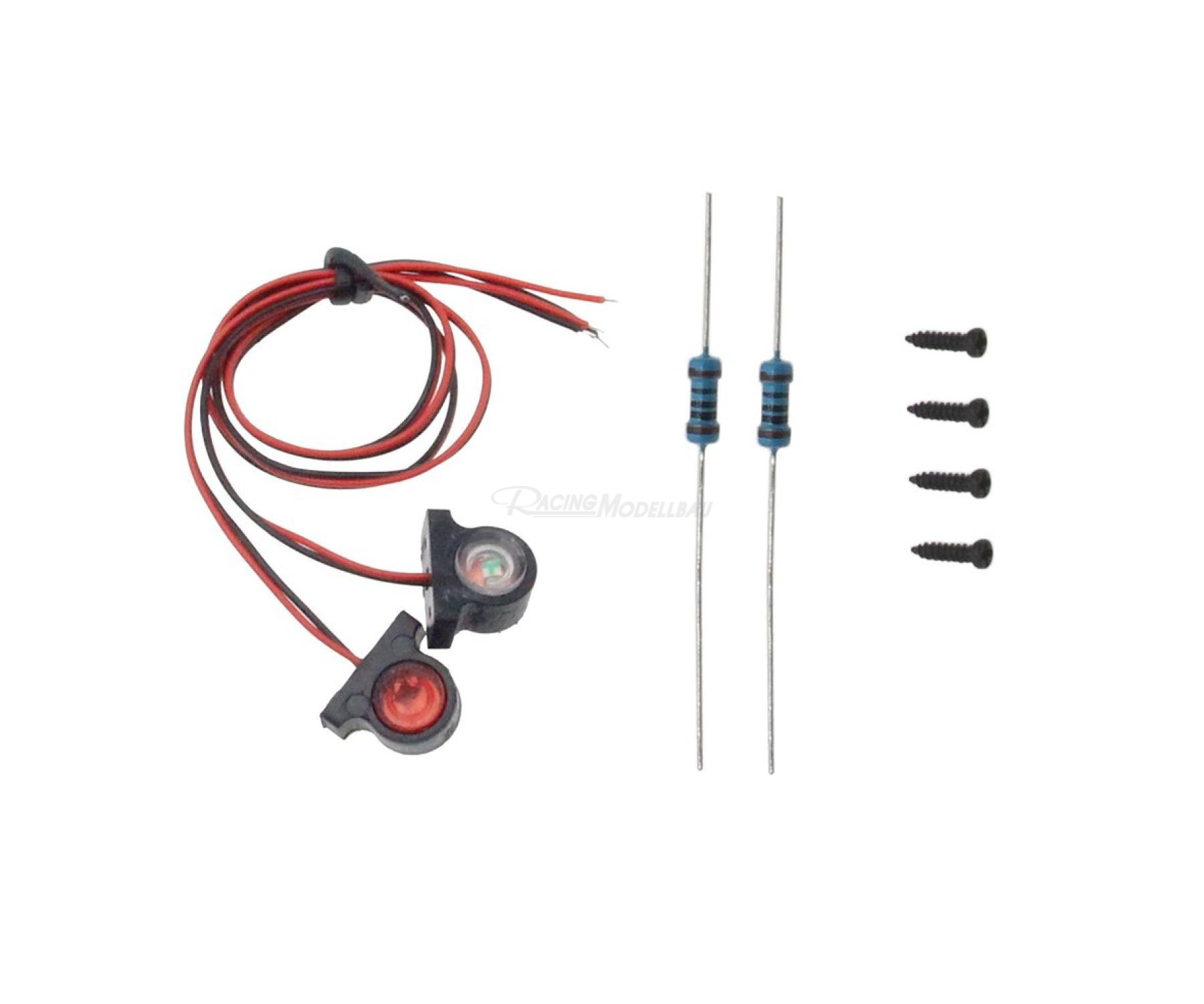 Begrenzungsleuchten Rot/Weiss (2)