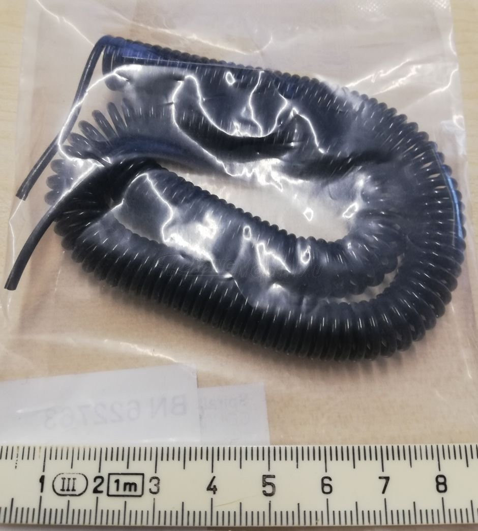 Spiralkabel schwarz Ø2/280mm