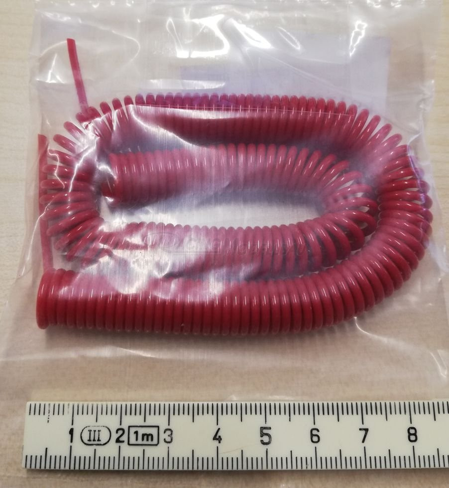 Spiralkabel rot Ø2/280mm