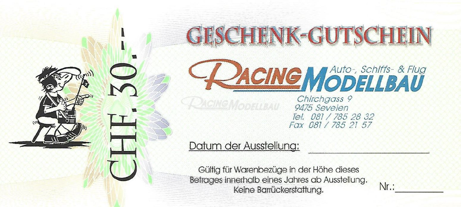 Geschenk-Gutschein CHF 30.00