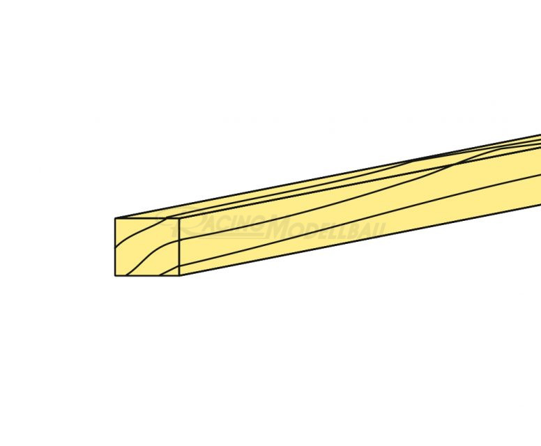 Kieferleiste 1x8mm 1m