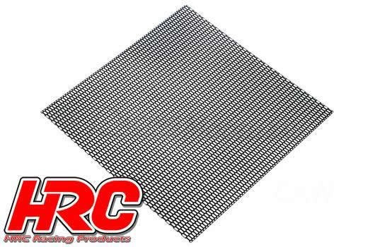 Gitter 100x100mm Oval schwarz