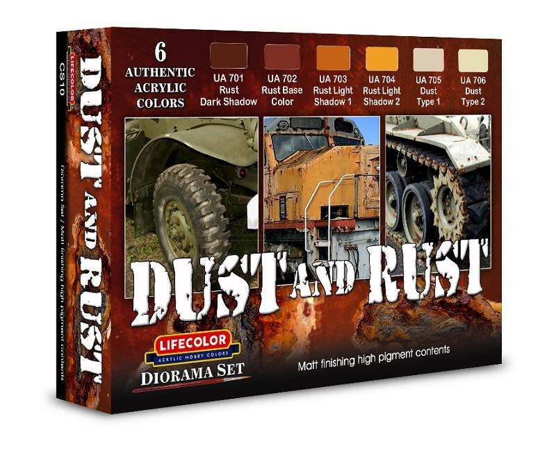 Farbset Staub&Rost 6x22ml