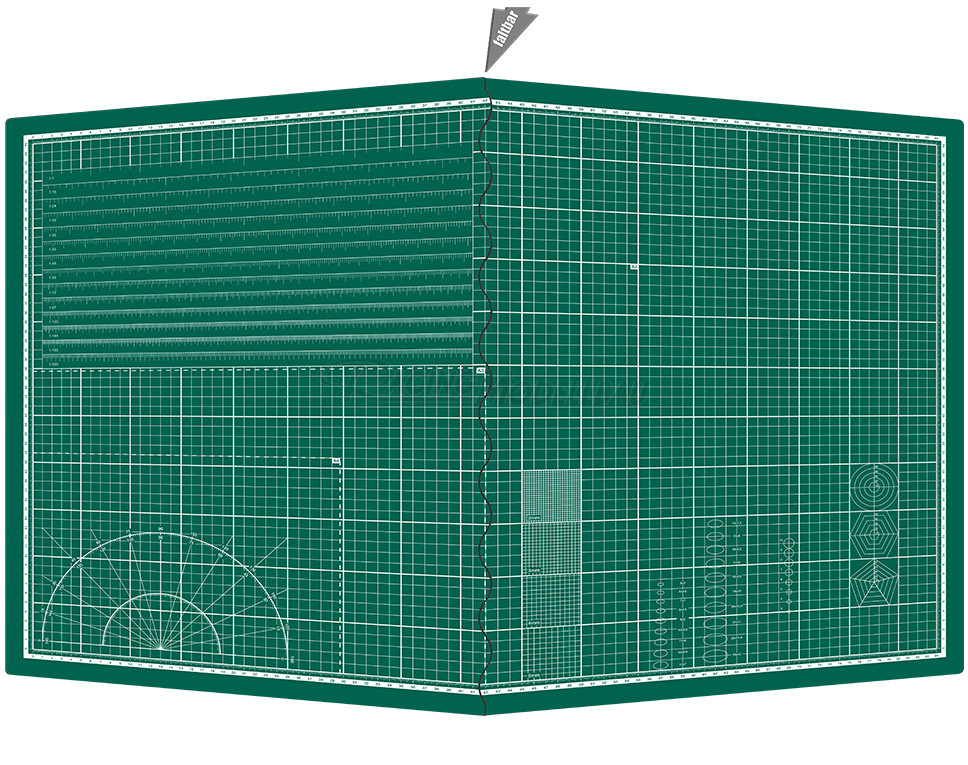 Schneidematte A1 900x600x1,9mm faltbar