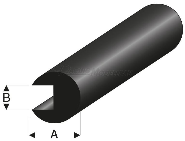 Kantenschutz Ø10x3 mm L=2 m Gummiprofil