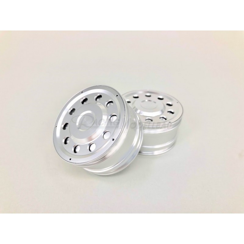 Alu CNC Wide Front Wheels w/Flat Cover