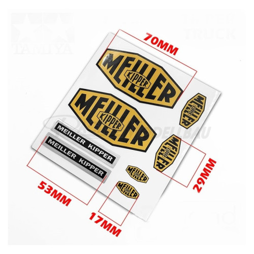 Meiller Kipper Sticker TAM Arocs 3348