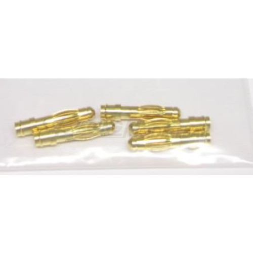 Gold-Stecker 4mm 1Stk.