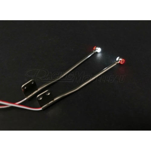 Bumper Guide Pole Light red/white 3V