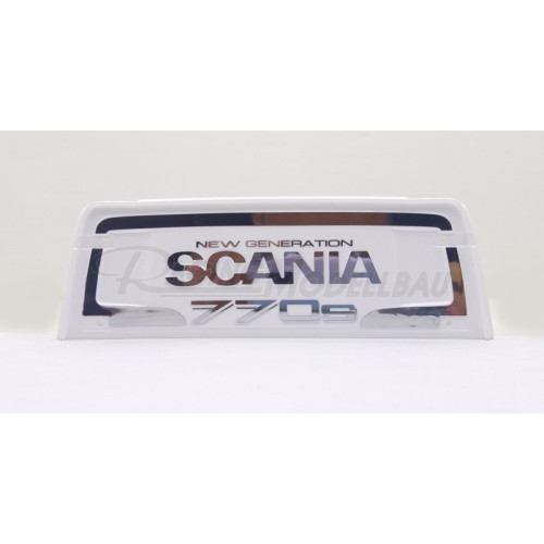 Chrome Roof Back Decal Scania 770S