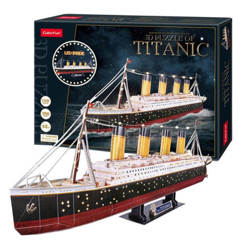 3D Puzzle Titanic mit LED