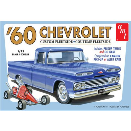 1960 Chevy Custom Fleetside Pickup w/Go Kart
