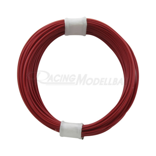 Kupfer Litze rot Ø 0.04mm 10m